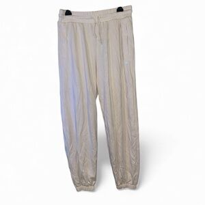 adidas Originals Women’s Loose Fit High Rise Sweatpants White